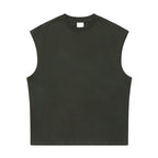 Heavyweight Sleeveless Pure Cotton Sleeveless T-shirt