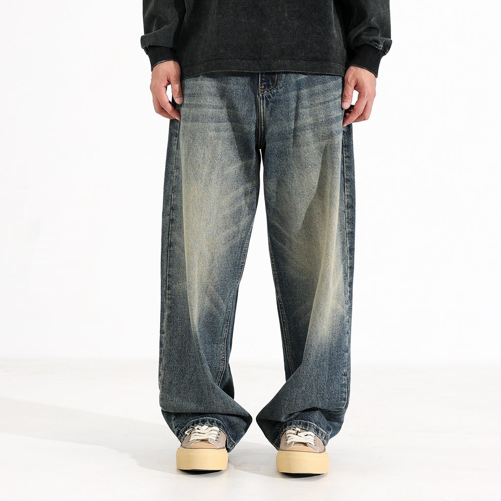 American Retro Loose Wide Leg Jeans