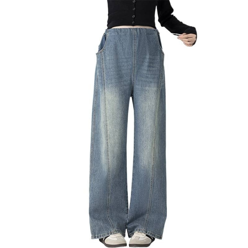 Vintage Blue High-Waist Loose Fit Jeans