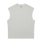 Heavyweight Sleeveless Pure Cotton Sleeveless T-shirt