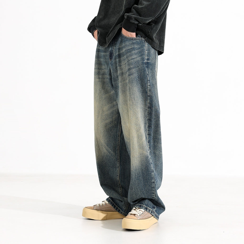 American Retro Loose Wide Leg Jeans