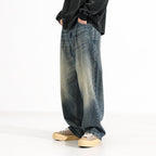 American Retro Loose Wide Leg Jeans