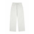 Pure Cotton Stone-washed Casual Straight-leg Men's Solid Loose Pants