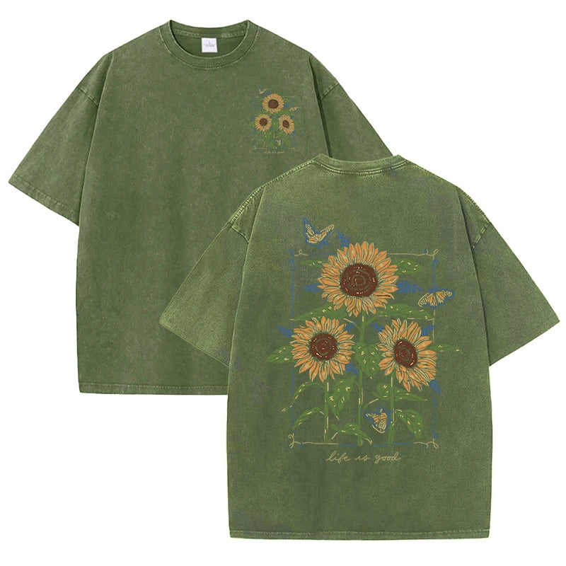 Sunflower Vintage Washed T-Shirt