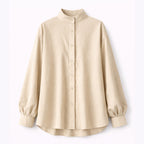 Lantern sleeves work with casual shirts