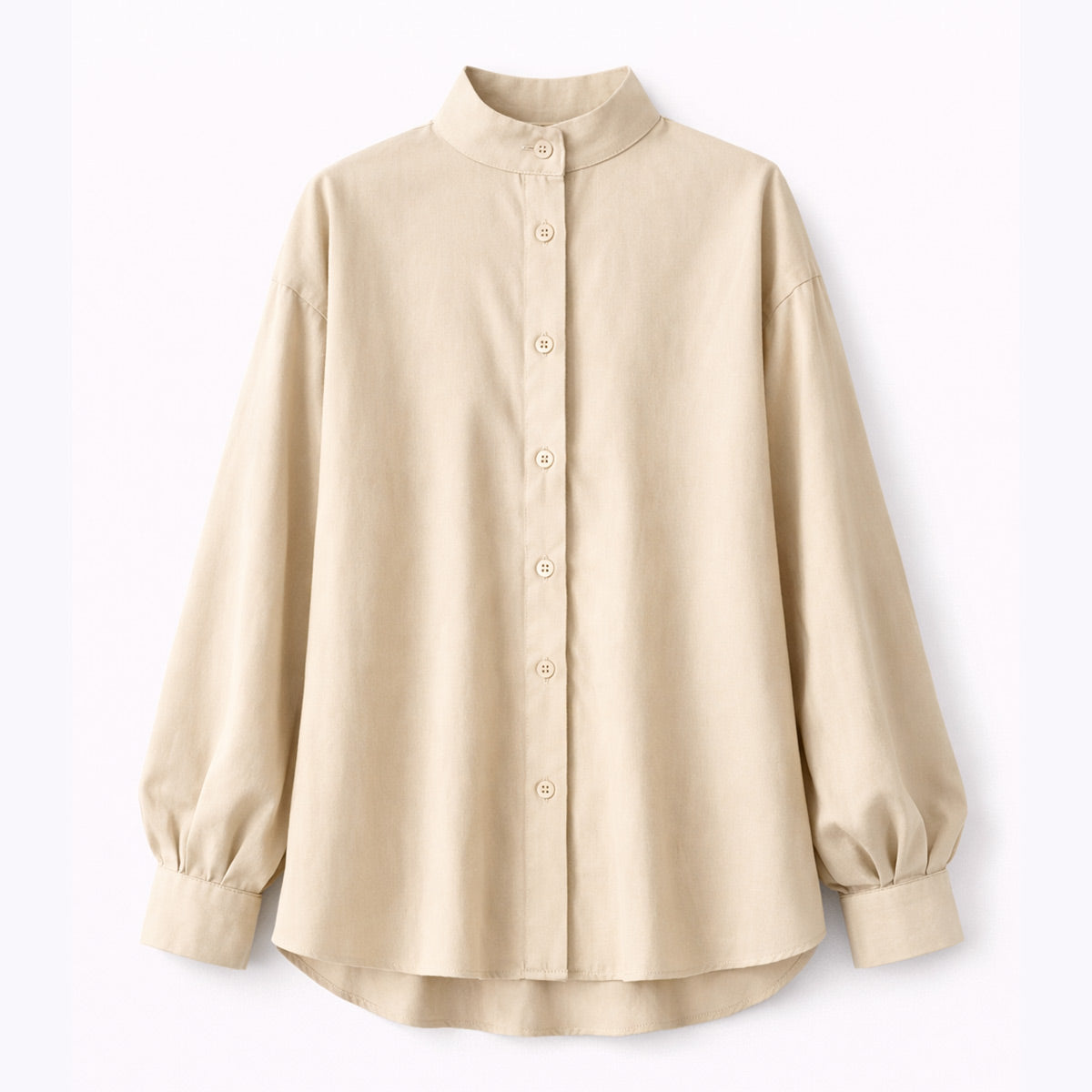 Lantern sleeves work with casual shirts