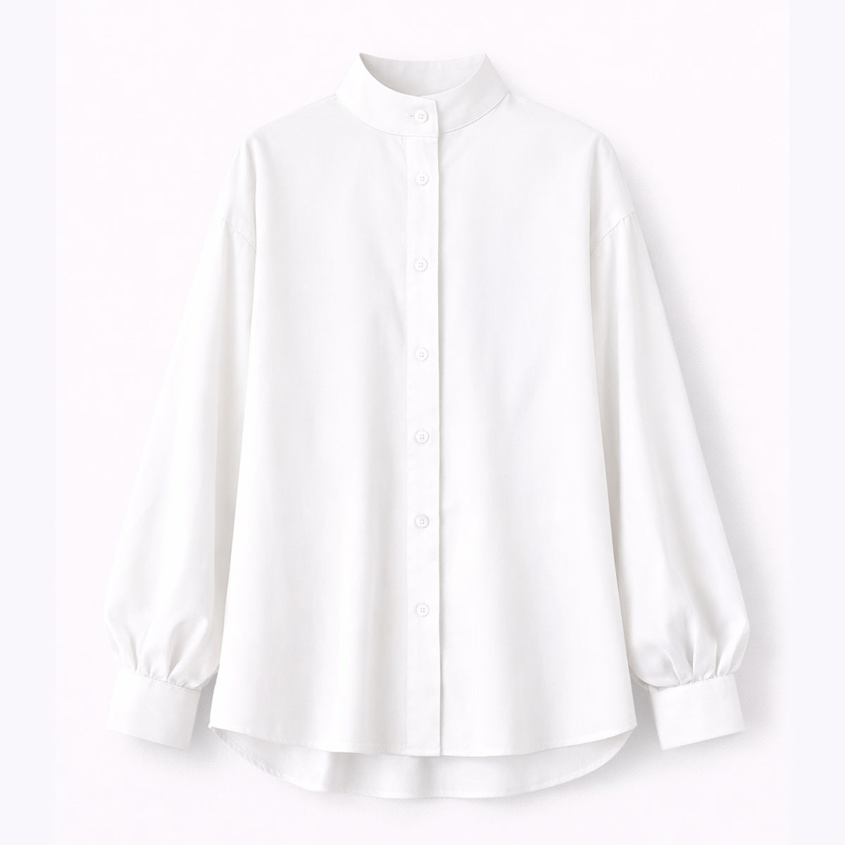 Lantern sleeves work with casual shirts
