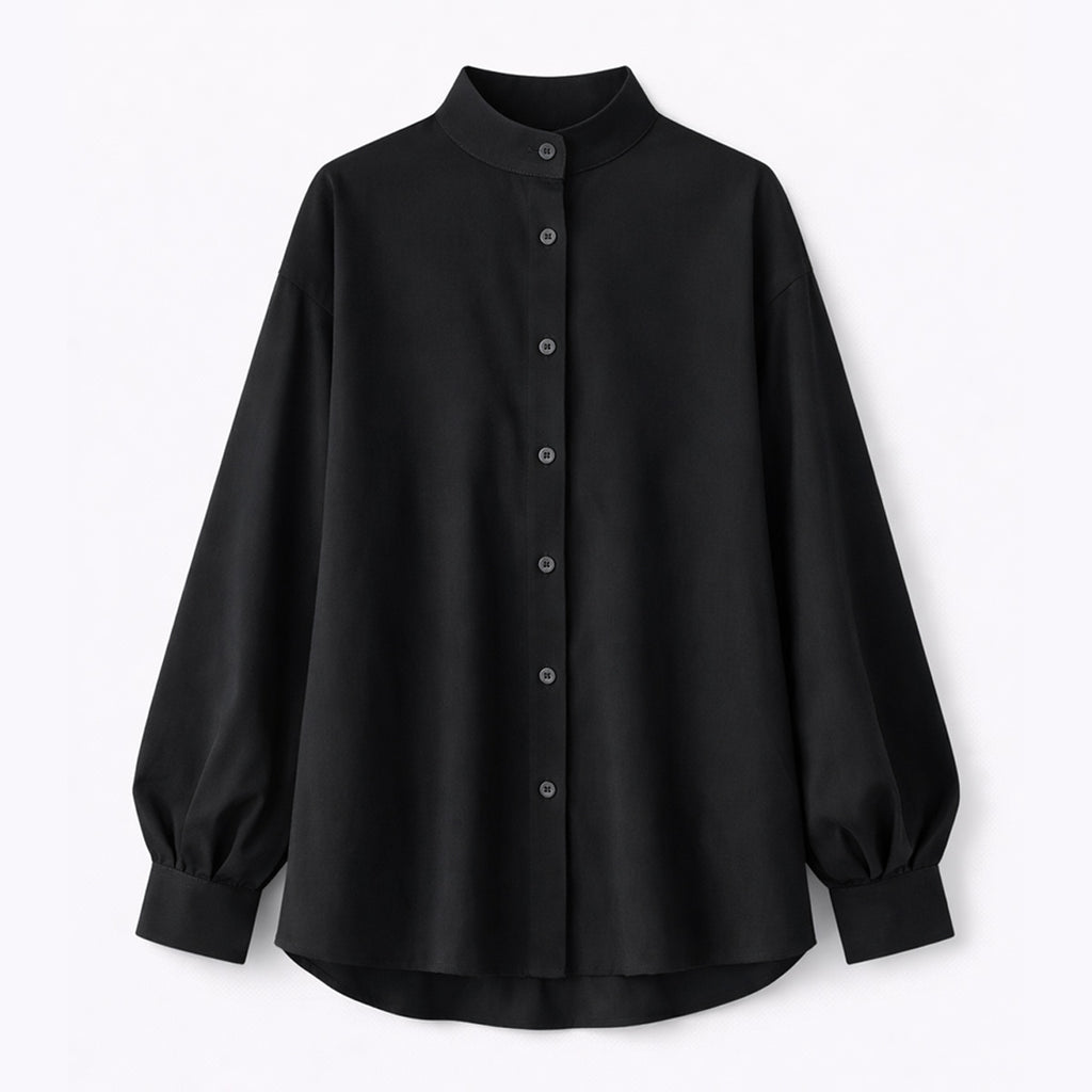 Lantern sleeves work with casual shirts
