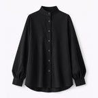 Lantern sleeves work with casual shirts