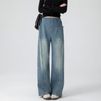 Vintage Blue High-Waist Loose Fit Jeans