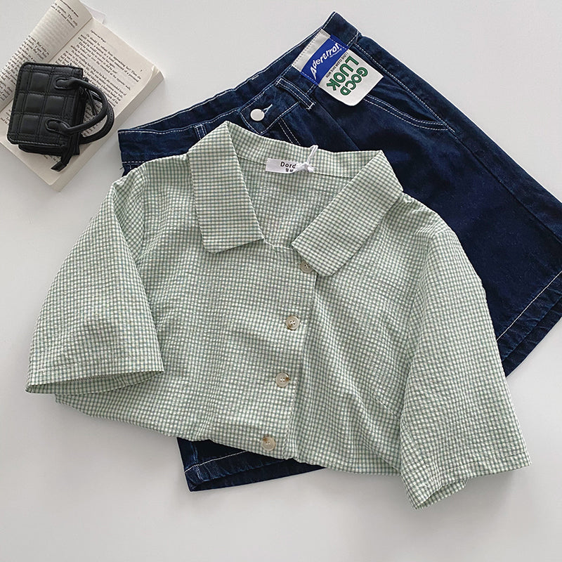 Women's Shirts Fashion Age Reduction Summer New Design Sense
