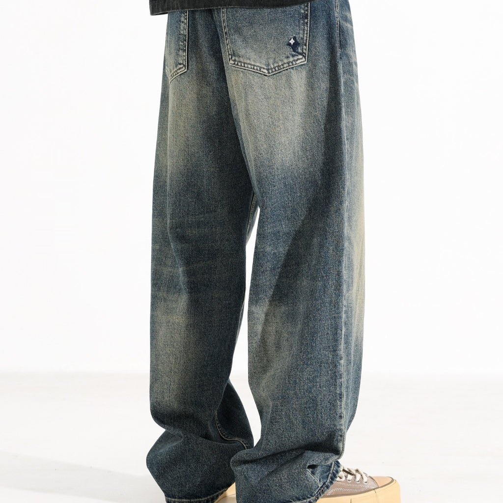 American Retro Loose Wide Leg Jeans